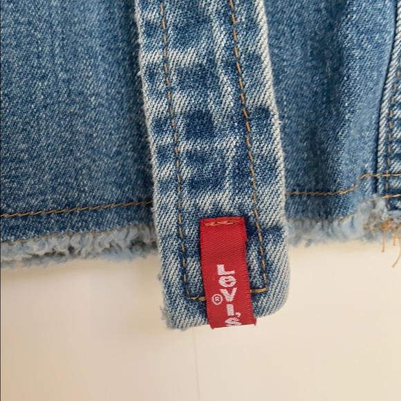 Vintage Levi’s Denim High Waist Short Skirt - Picture 2 of 7